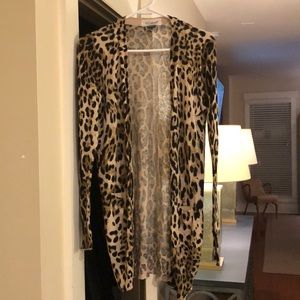 Leopard Print Cardigan